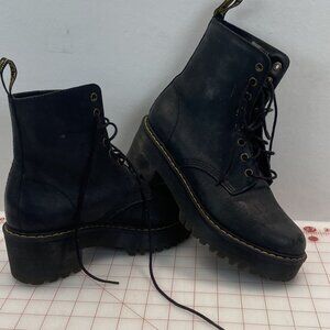 Dr. Martens 'Shriver' Hi Ankle Lace  Black Boots~Size 7
